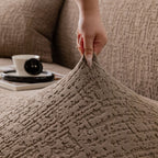 Elastic Stretch Sofa Cover Slipcover, Soft Plush Bubble Textured Jacquard Couch Cover
