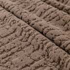 Elastic Stretch Sofa Cover Slipcover, Soft Plush Bubble Textured Jacquard Couch Cover