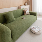 Elastic Stretch Sofa Cover Slipcover,  Thick Plush Wavy Flowing Texture Couch Cover