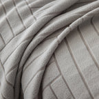 Modern Geometric Jacquard Spandex Slipcover, High Stretch Form Fitting Couch Cover