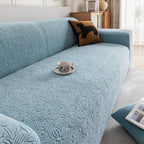 High Elastic Floral Couch Slipcover, Jacquard Stretch Non-Slip Furniture Protector