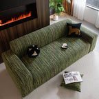 High Stretch Couch Slipcover with Abstract Stripe, Washable Non-Slip Cover for Dogs