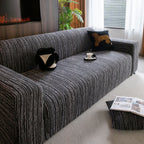 High Stretch Couch Slipcover with Abstract Stripe, Washable Non-Slip Cover for Dogs