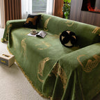 Leopard Sofa Cover Blanket Stylish Furniture Protector Throw for Couches & Loveseats