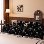 Luxury Thickened Sofa Throw Cover, Decorative Cozy Floral Jacquard Couch Cover Blanket