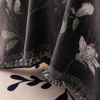 Luxury Thickened Sofa Throw Cover, Decorative Cozy Floral Jacquard Couch Cover Blanket