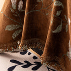 Luxury Thickened Sofa Throw Cover, Decorative Cozy Floral Jacquard Couch Cover Blanket