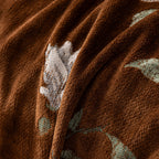 Luxury Thickened Sofa Throw Cover, Decorative Cozy Floral Jacquard Couch Cover Blanket