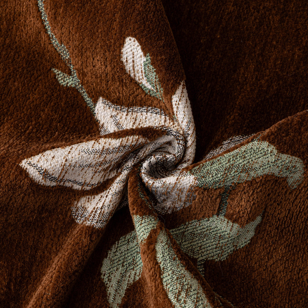 Luxury Thickened Sofa Throw Cover, Decorative Cozy Floral Jacquard Couch Cover Blanket