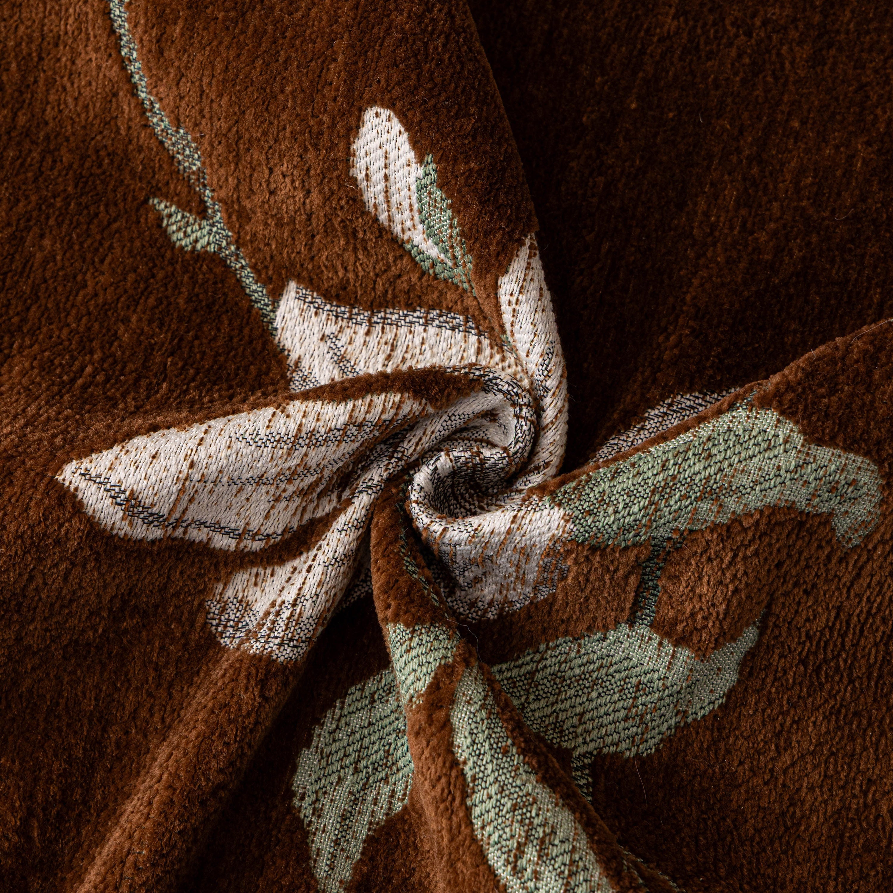 Luxury Thickened Sofa Throw Cover, Decorative Cozy Floral Jacquard Couch Cover Blanket