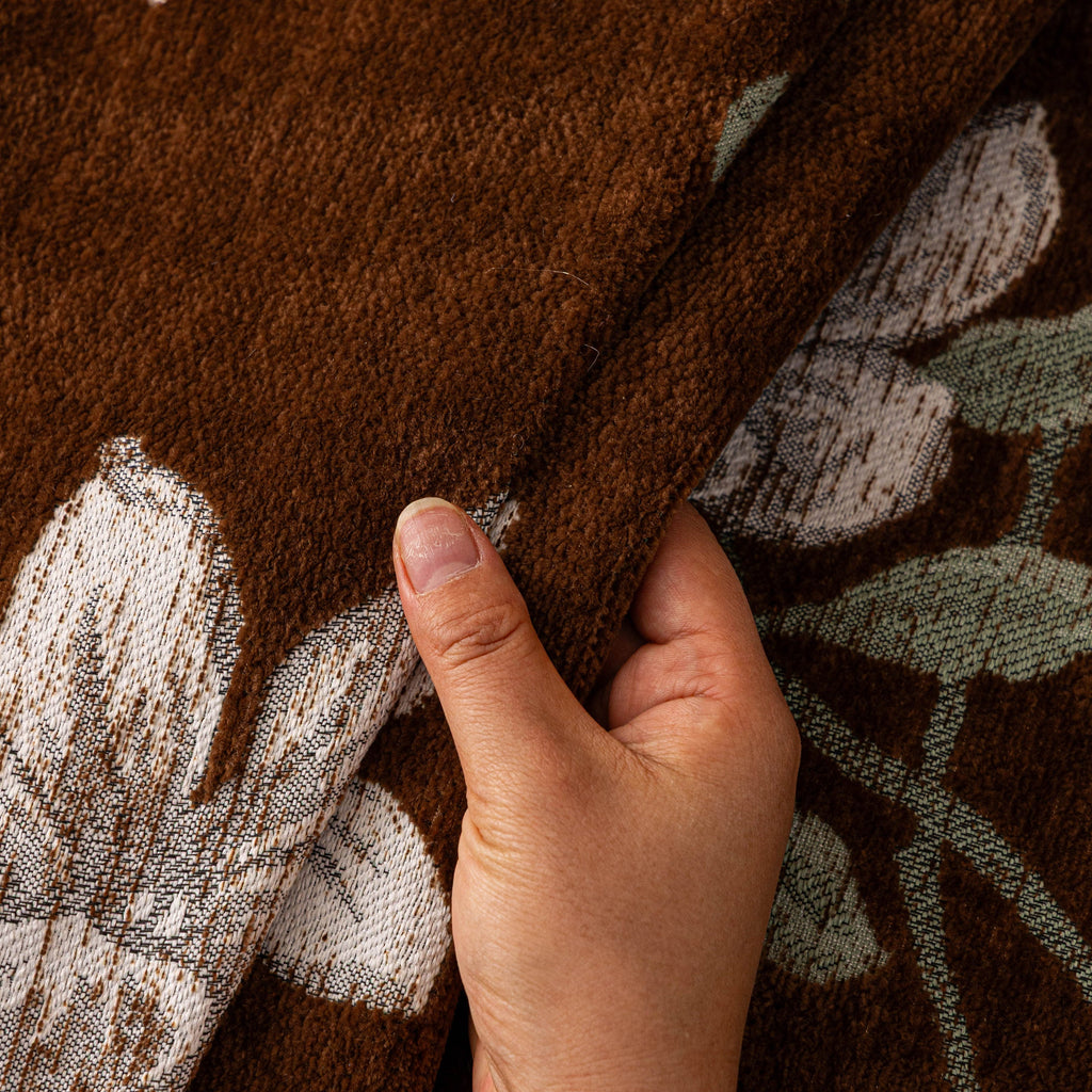 Luxury Thickened Sofa Throw Cover, Decorative Cozy Floral Jacquard Couch Cover Blanket