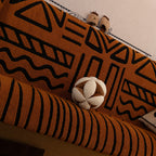 Boho Plush Couch Cover Bohemian Throw Blanket Decor Covers Sofa Chair Furniture Bed