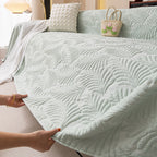 Cooling Quilted Non-Slip Furniture Protector for Pets & Kids, Washable Sofa Slipcover