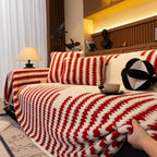 Jacquard Fleece Throw Blanket for Couch Plush Fuzzy Cozy Soft Blankets and Throws for Sofa