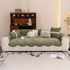 Chenille Sofa Cover Towel – Non-Slip, Washable Pets Couch Protector with Tassels