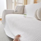 Cooling Comfy Throw Sofa Cover, Textured & Breathable, Multi-Use Decorative Couch Covers for Summer