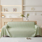 Cooling Comfy Throw Sofa Cover, Textured & Breathable, Multi-Use Decorative Couch Covers for Summer