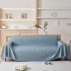Cooling Comfy Throw Sofa Cover, Textured & Breathable, Multi-Use Decorative Couch Covers for Summer