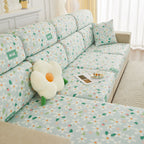 Stretch Individual Cushion Slipcovers, Furniture Protector with Elastic Bottom, Couch Cover Replacement