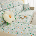 Stretch Individual Cushion Slipcovers, Furniture Protector with Elastic Bottom, Couch Cover Replacement