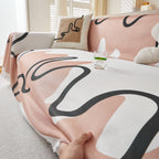 Lightweight Washed Soft Breathable Throw Blanket Perfect for Summer, Great Blanket Layer for Couch