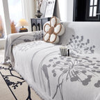 Dandelion Blanket Throw for Sofas Chenille Furniture Couch Cover, Couch Cushion Cover for Kids, Pets
