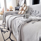 Dandelion Blanket Throw for Sofas Chenille Furniture Couch Cover, Couch Cushion Cover for Kids, Pets