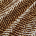 Reversible Herringbone Sofa Cover, 2-in-1 Classic British Throw Blanket for Couch