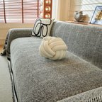 Reversible Herringbone Sofa Cover, 2-in-1 Classic British Throw Blanket for Couch
