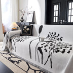 Dandelion Blanket Throw for Sofas Chenille Furniture Couch Cover, Couch Cushion Cover for Kids, Pets