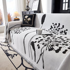 Dandelion Blanket Throw for Sofas Chenille Furniture Couch Cover, Couch Cushion Cover for Kids, Pets