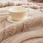 Thick Plush Jacquard Velvet Throw Blanket on Sofa, Sofa Slipcovers and Sectional Sofa Covers