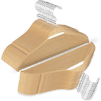 Wooden Suit Hangers with Bowed Contoured Shoulders, Natural Wood Finish