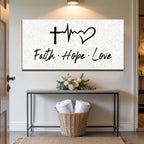 Faith, Hope, Love Faith Wall Art II