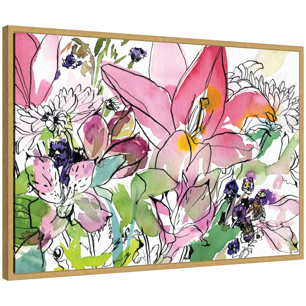 Sylvie Compassion Framed Canvas by Janet Meinke-Lau