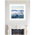 Framed Art Winter Dales by Giuliana Lazzerini