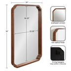Marston Wood Framed Wall Mirror