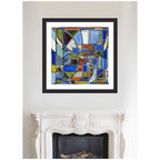 Framed Art Retro Current by Leah Nadeau