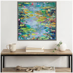 Sylvie Waterlilies at Giverny Framed Canvas by Rachel Christopoulos