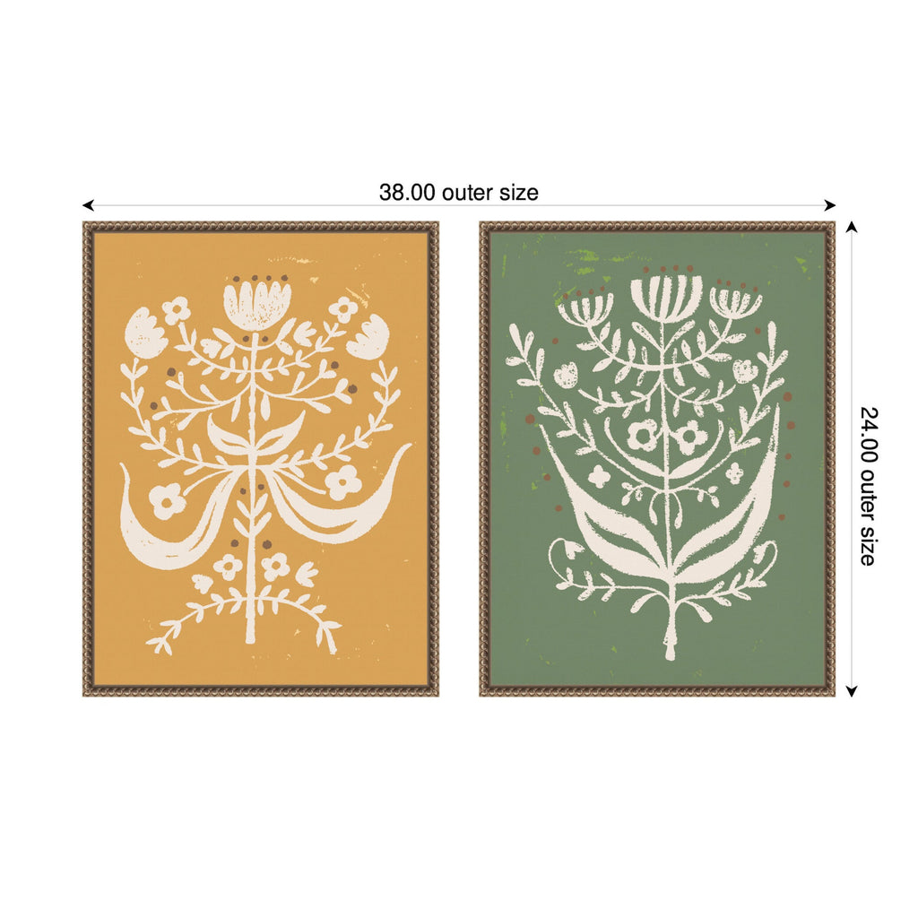 Bungalow Charm 2 Piece Framed Canvas Wall Art Set by Vicky Yorke