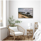 Sylvie Rugged Coastal Landscape Framed Canvas by Patricia Hasz