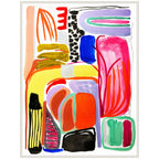 Sylvie Abstract 08 Framed Canvas by Emma Daisy