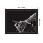Scottish Highland No. 6 by Crystal Lynn Collins Framed Wall Art Print