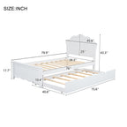 Platform Bed With Headboard And Trundle