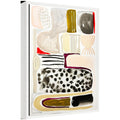 Sylvie Abstract 03 Framed Canvas by Emma Daisy