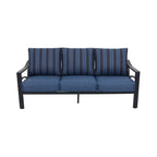 Jarvis 2-Piece Aluminum Sofa Set with Coffee Table