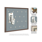 Pinboard Blue Botanical Block Print