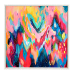 Sylvie EV Brushstroke 100 Framed Canvas by Jessi Raulet of Ettavee