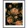 Framed Art Moody Floral 3 by Annie Quigley