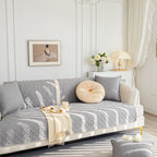 Cotton Quilted Sofa Cover, Non-Slip Couch Protector Fits Backrest, Seat & Armrest